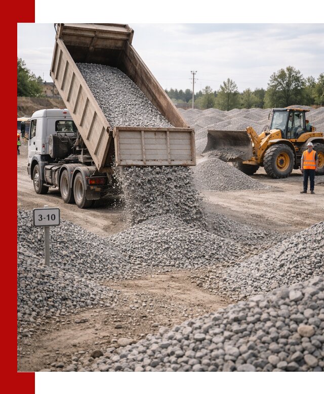 Гранитный щебень фракции 3–10: доставка и продажа в Ангарске