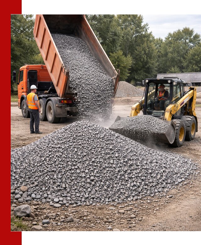 Купить гранитный щебень фракции 5–10 в Ангарске с доставкой