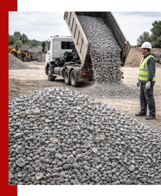 Доставка и продажа гранитного щебня фракции 5-20 в Ангарске