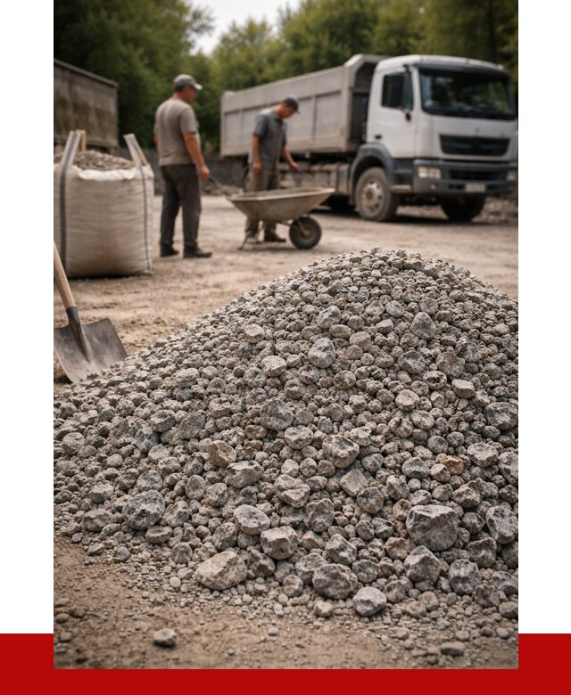 Гранитный щебень фракция 20-40 в Ангарске от 3288 руб. ПРОНЕРУДНгр