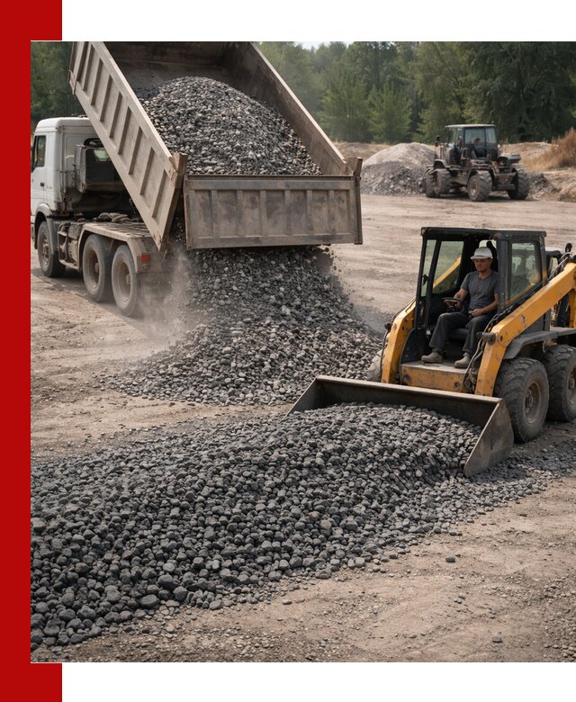 Гранитный щебень фракция 40-70 с доставкой в Ангарске