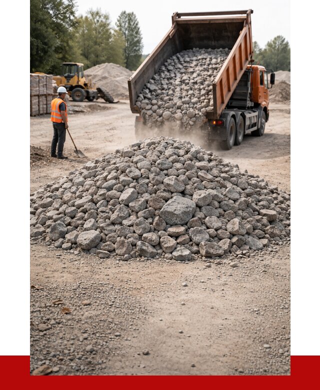 Гранитный щебень фракция 70-150 в Ангарске от 1695 | ПРОНЕРУДНгр