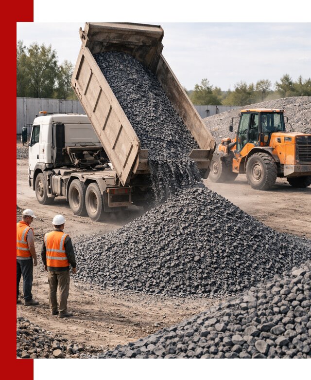 Доставка и продажа щебня габбро-диабаза в Ангарске