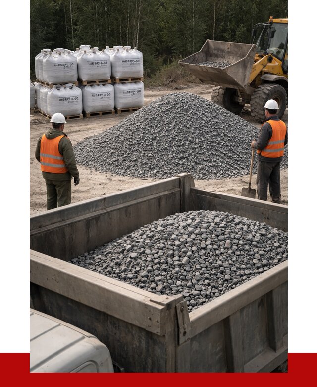 Щебень габбро диабаз 20-40 в Ангарске от 3493 руб. | ПРОНЕРУДНгр