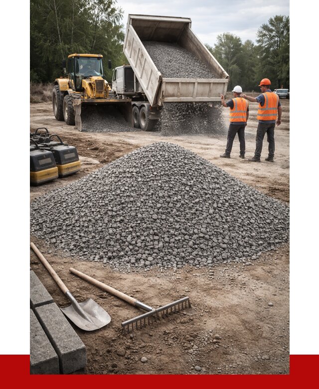 Гравийный щебень купить в Ангарске от 2260 р. ПРОНЕРУДНгр