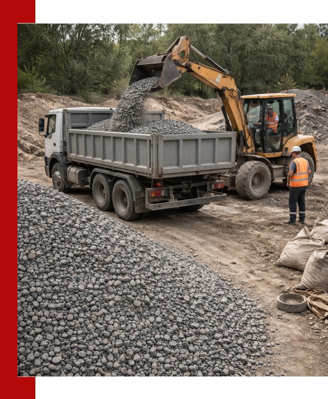 Доставка гравийного щебня в Ангарске оптом и в розницу