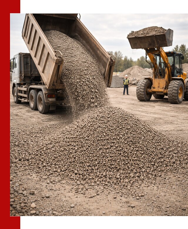 Гравийный щебень фракция 3–10 с доставкой в Ангарске