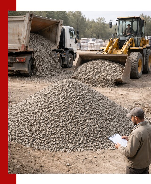 Гравийный щебень фракция 5–10 с доставкой в Ангарске