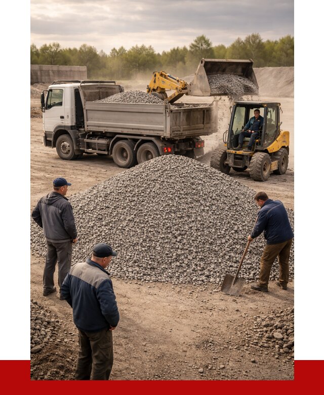Гравийный щебень фракция 5-20 в Ангарске от 2466 р. ПРОНЕРУДНгр