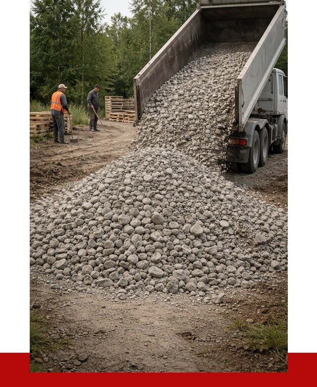 гравийный щебень фракция 70-120 в Ангарске от 2517 р. ПРОНЕРУДНгр