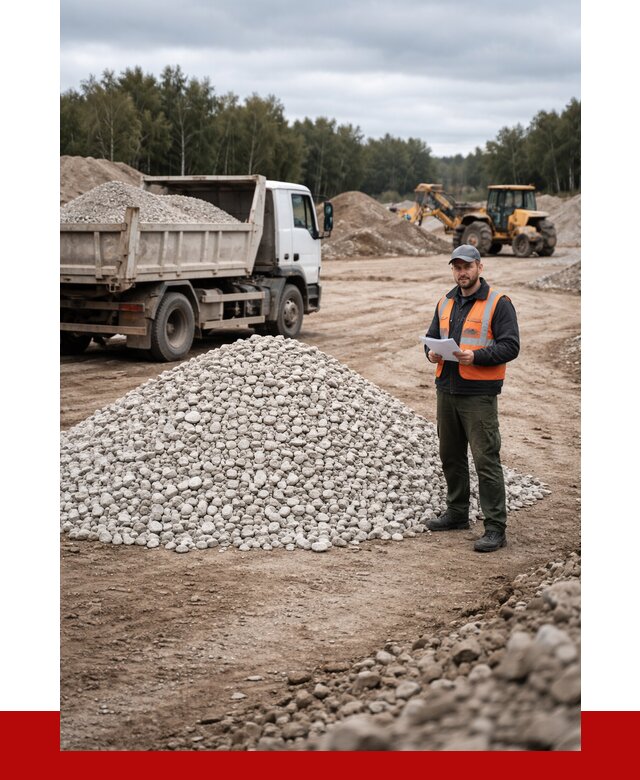 Доломитовый щебень в Ангарске купить от 2260 р., ПРОНЕРУДНгр