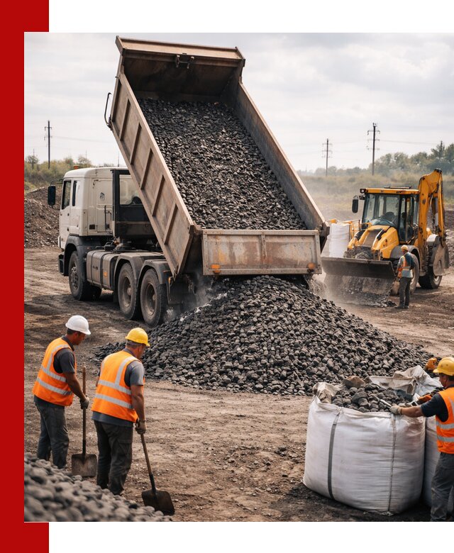 Шлаковый щебень фракция 40-70 с доставкой в Ангарске