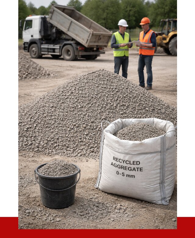 Вторичный щебень фракция 0-5 в Ангарске от 1644 р. ПРОНЕРУДНгр