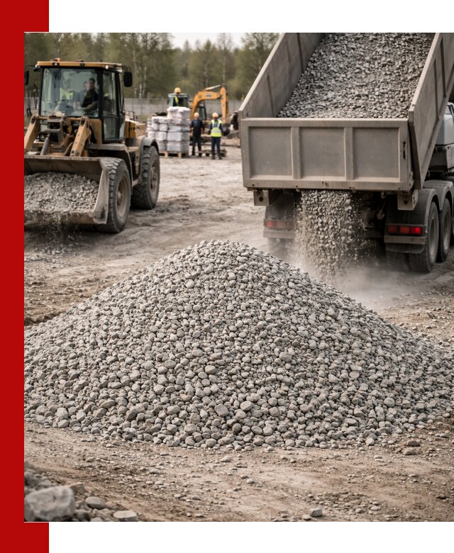 Вторичный щебень фракции 5-20 в Ангарске — доставка и продажа крупнотоннажно