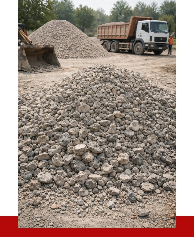 Вторичный щебень фракция 20-40 в Ангарске от 2260 р ПРОНЕРУДНгр