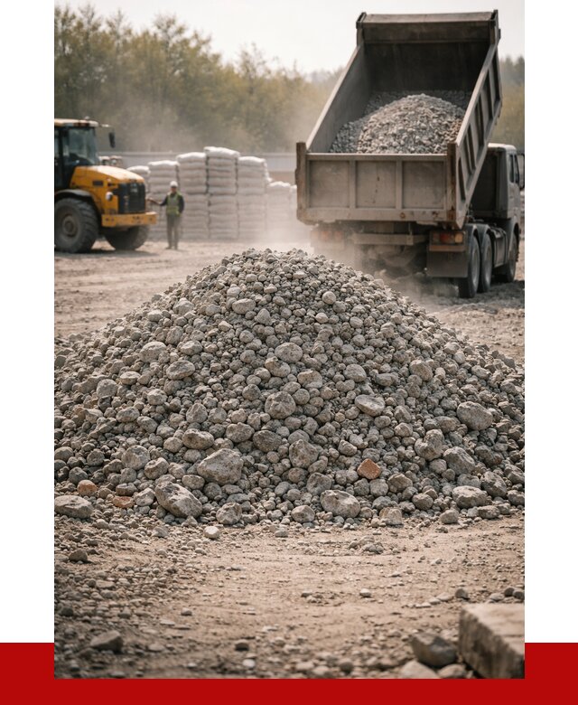 Вторичный щебень фракция 70-150 в Ангарске от 1438 р. | ПРОНЕРУДНгр