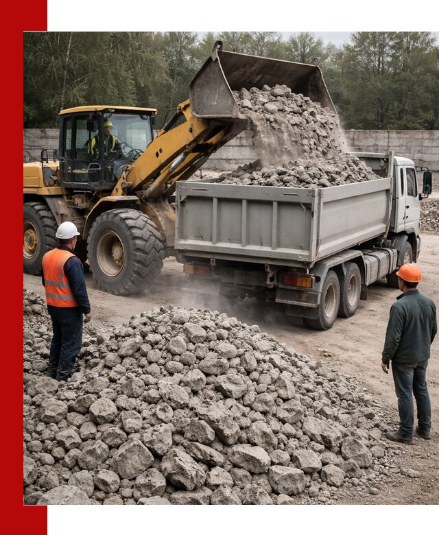 Вторичный щебень фракция 70–150 в Ангарске с доставкой