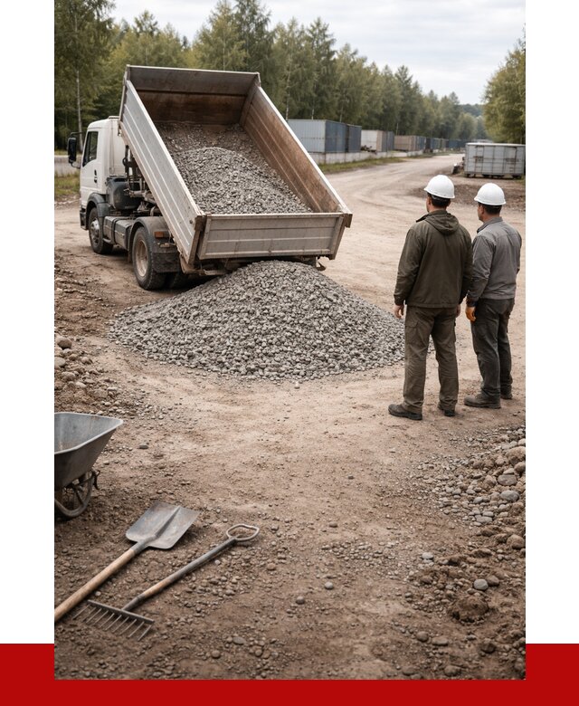 Бетонный щебень фракция 5-20 в Ангарске от 3288 р., ПРОНЕРУДНгр