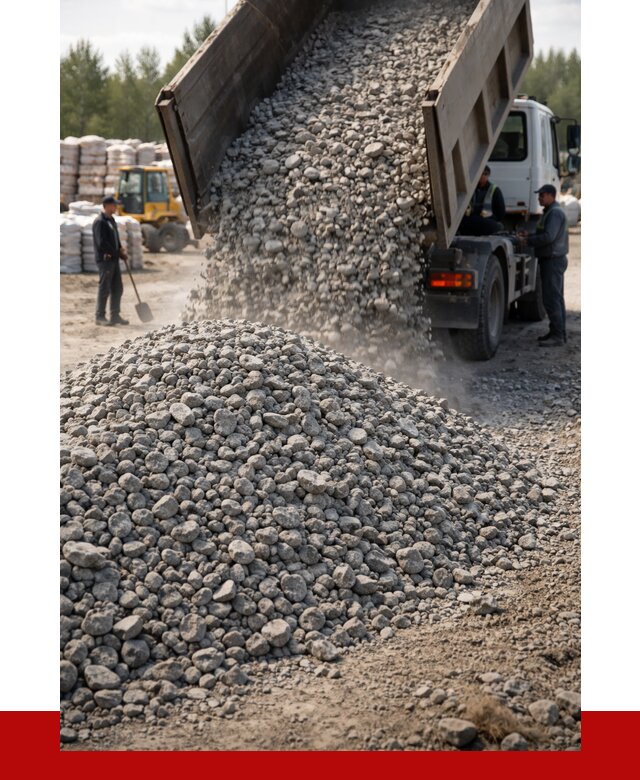 Бетонный щебень фракция 40-70 в Ангарске от 1849 р. ПРОНЕРУДНгр