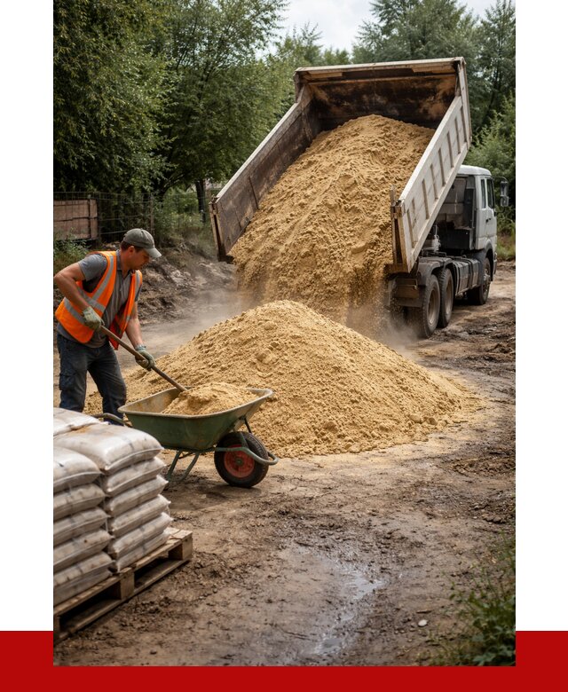 Купить песок с доставкой в Ангарске от 1849 р. | ПРОНЕРУДНгр