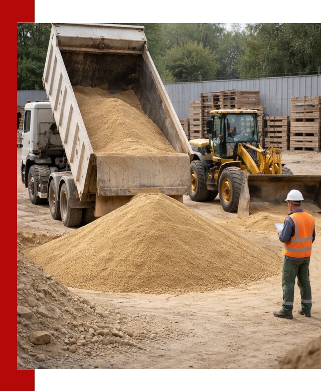 Доставка карьерного мелкозернистого песка в Ангарске