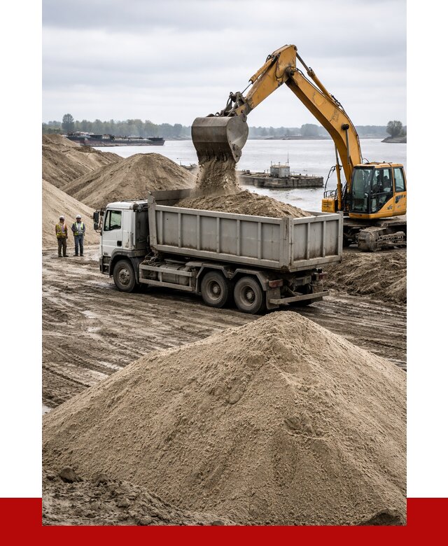 Купить речной песок навалом в Ангарске от 1849 р., ПРОНЕРУДНгр