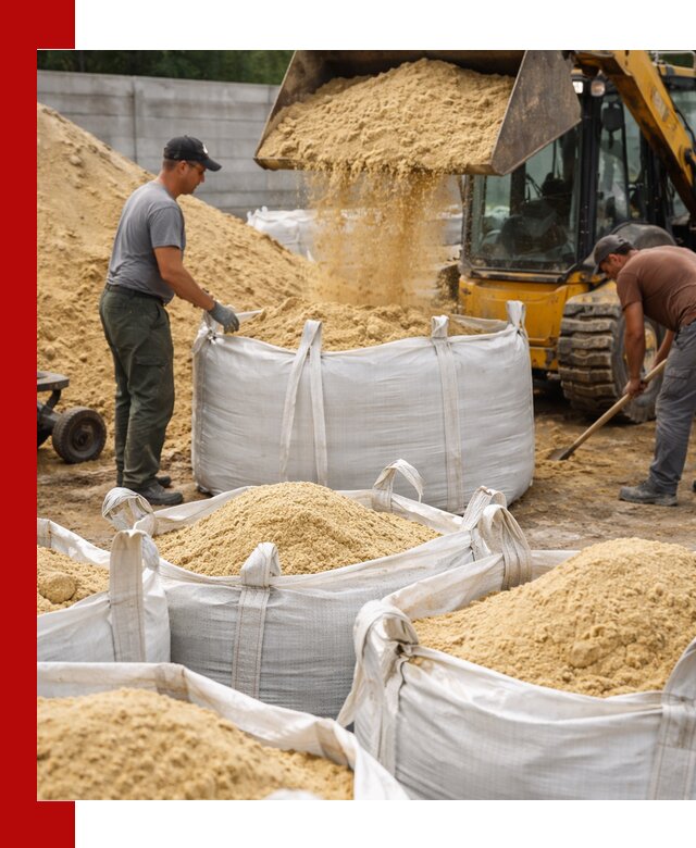 Поставка качественного песка для кладки в Ангарске