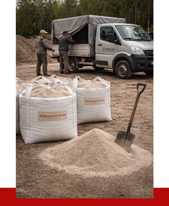 Кварцевый песок для пескоструя в Ангарске от 4623 р. | ПРОНЕРУДНгр