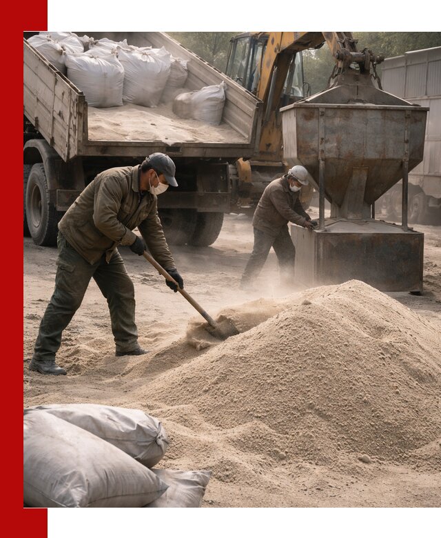 Кварцевый песок для пескоструя в Ангарске — доставка и качество