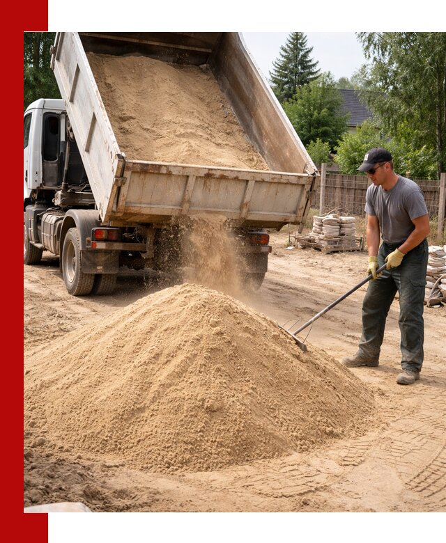 Доставка сухого песка самосвалами в Ангарске