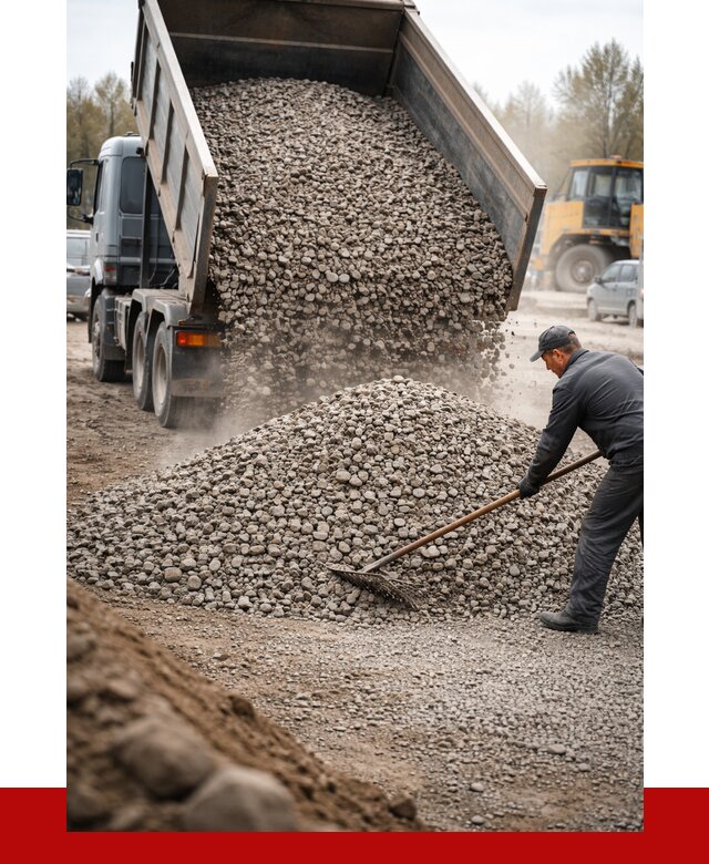 Гравий фракция 20-40 в Ангарске от 2569 р. доставка | ПРОНЕРУДНгр