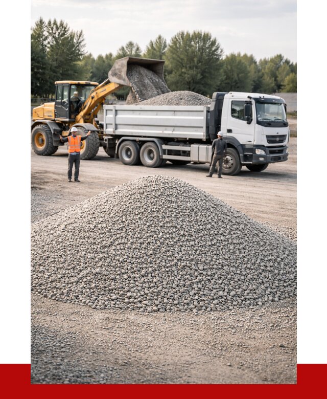 Купить мытый гравий в Ангарске от 3596 р, доставка ПРОНЕРУДНгр