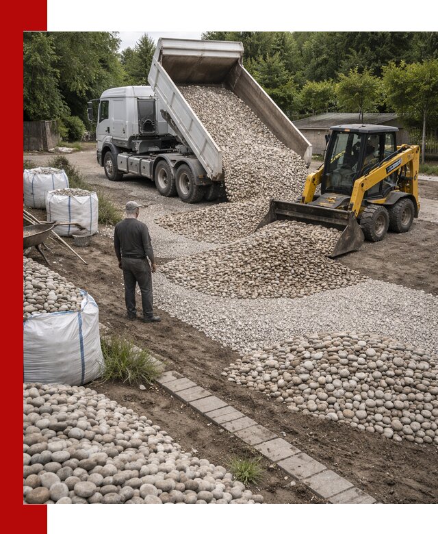 Доставка морской гальки оптом и в розницу в Ангарске