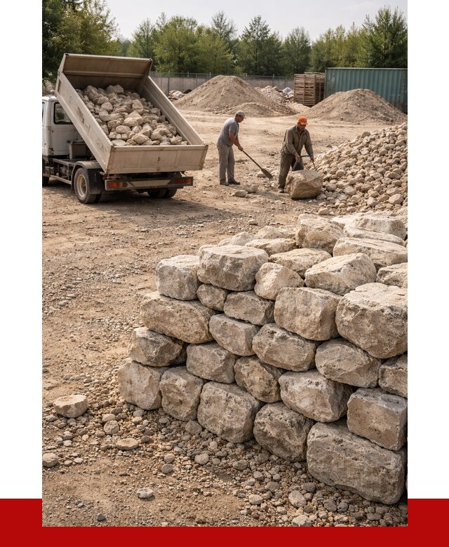 Бутовый камень известняковый в Ангарске от 4315 р. | ПРОНЕРУДНгр