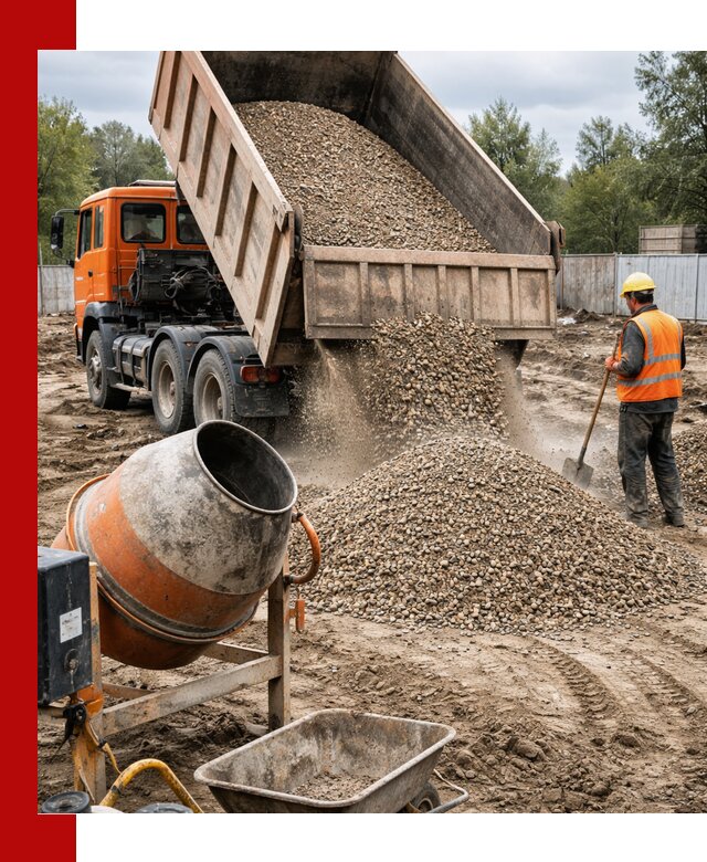 Опгс для бетона с доставкой самосвалом в Ангарске от производителя