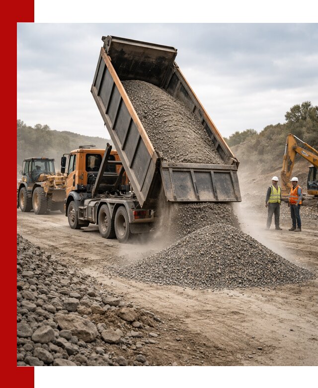 Щебёночно-песчаная смесь ЩПС С1 с доставкой в Ангарске