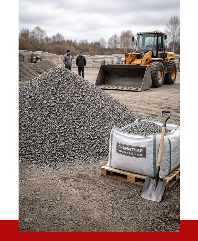 Купить гранитную крошку в Ангарске от 4932 р. с доставкой | ПРОНЕРУДНгр