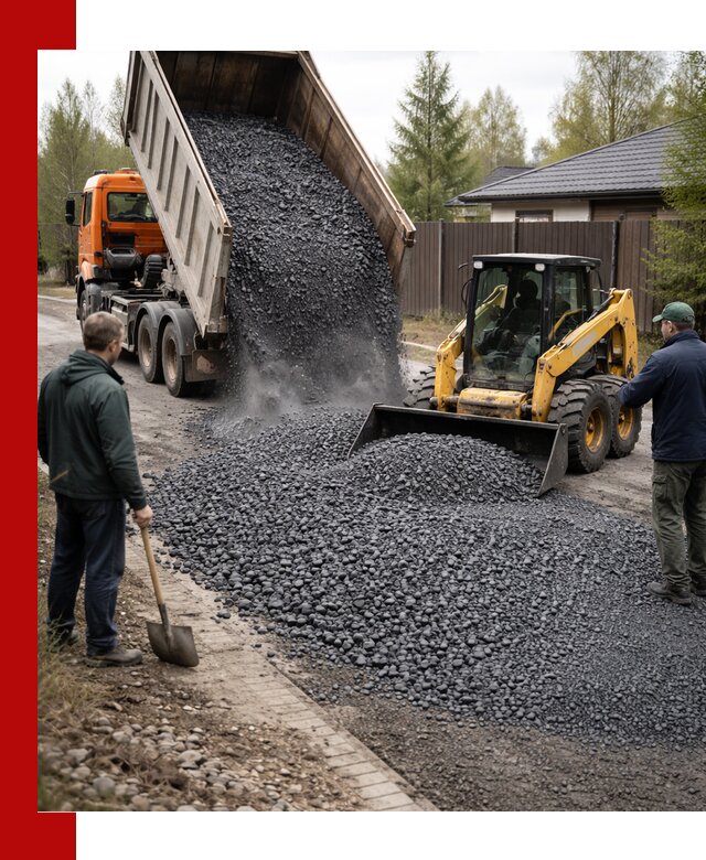 Крошка габбро с доставкой в Ангарске для строительных работ