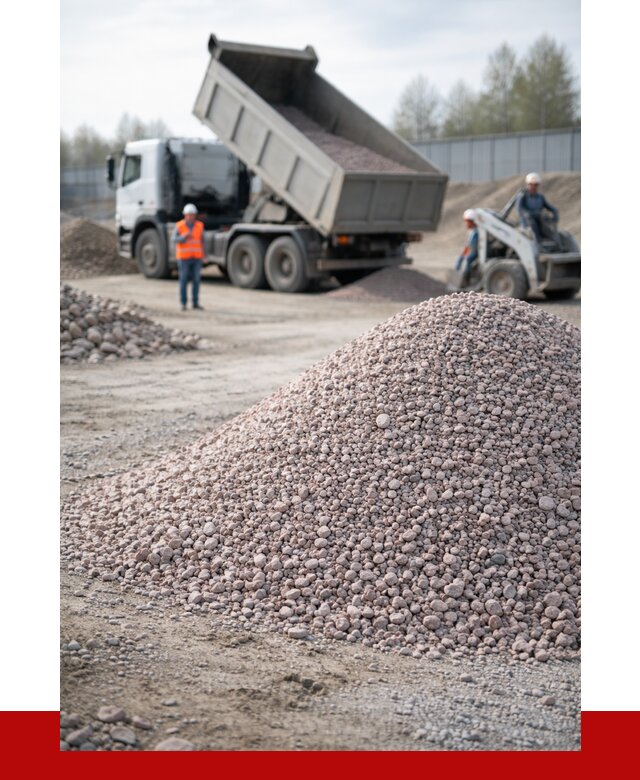 Крошка розовый гранит в Ангарске с доставкой от 4726 р. | ПРОНЕРУДНгр