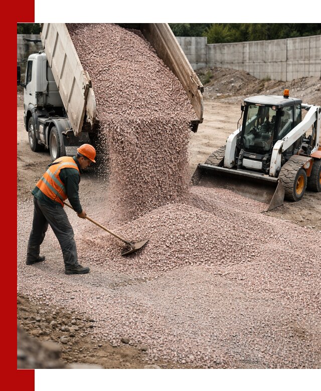 Крошка розовый гранит с доставкой в Ангарске от производителя