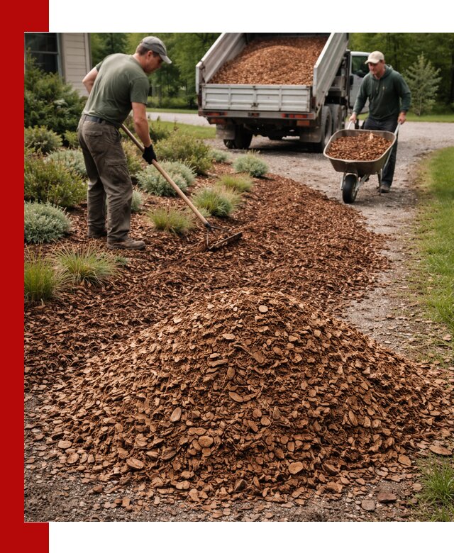 Крошка для мульчирования с доставкой в Ангарске