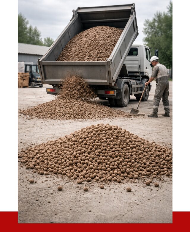 Керамзит с доставкой в Ангарске от 4315 р. за м3 | ПРОНЕРУДНгр