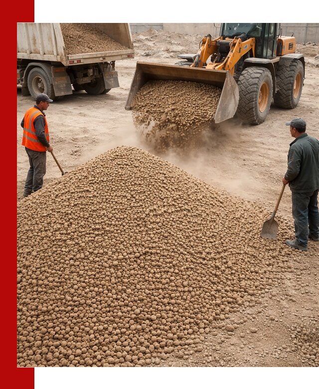 Керамзит фракция 10-20 с доставкой в Ангарске