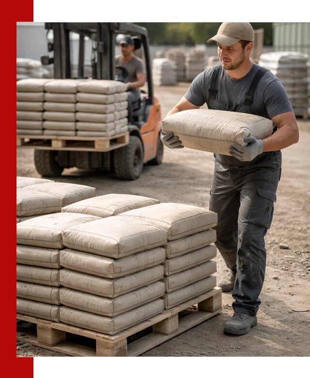 Доставка цемента в мешках оптом и в розницу в Ангарске