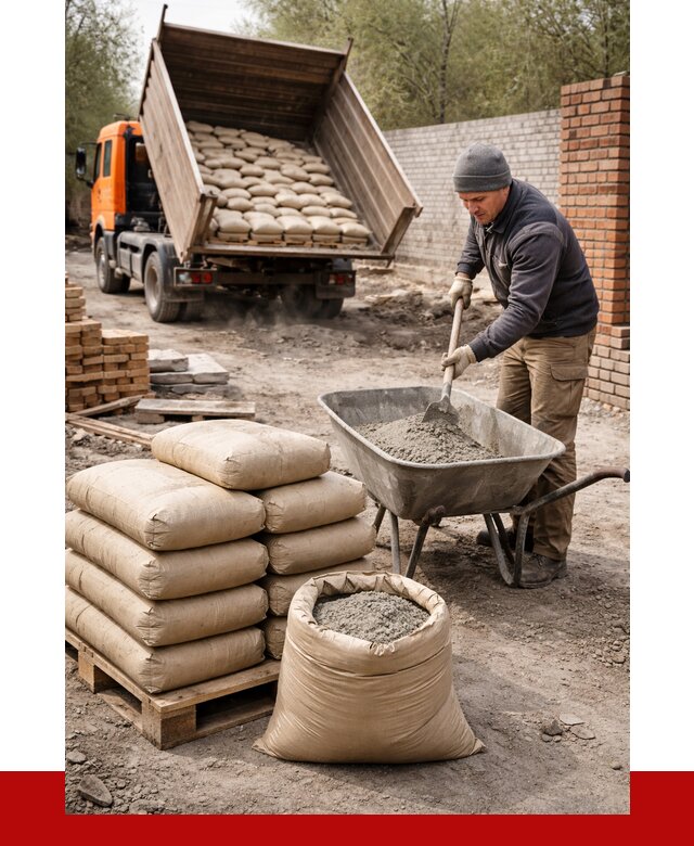 Купить сухую смесь для кладки в Ангарске от 1233 р. | ПРОНЕРУДНгр