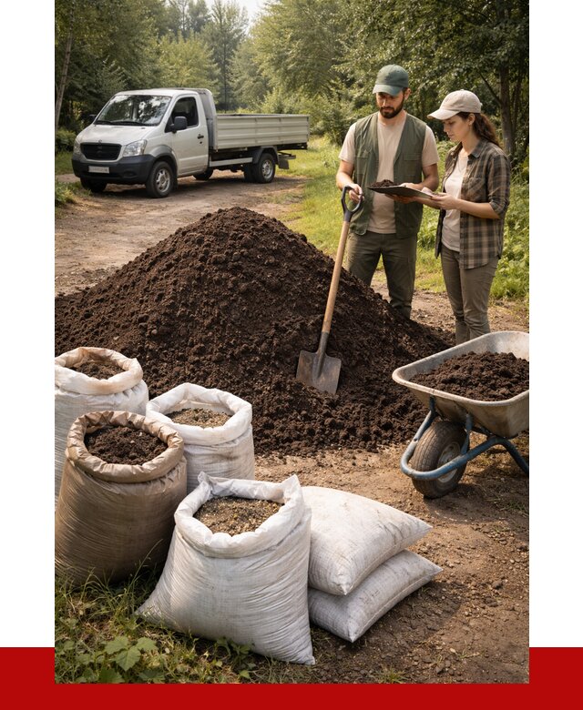 Купить грунт с доставкой в Ангарске от 4623 р. за м3 | ПРОНЕРУДНгр