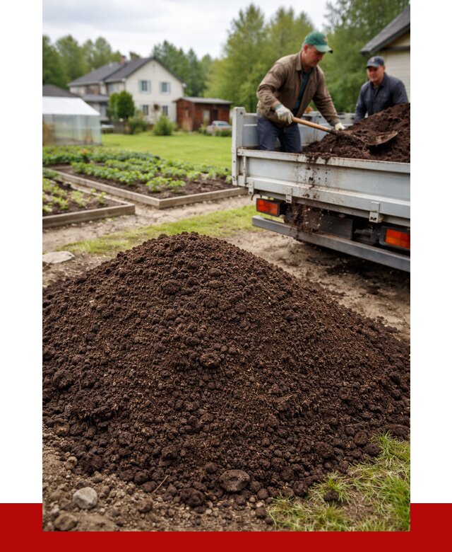 Плодородный грунт в Ангарске с доставкой от 4315 р. | ПРОНЕРУДНгр