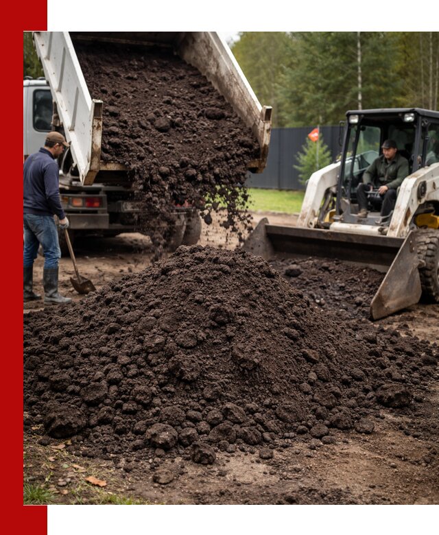 Плодородный грунт с доставкой в Ангарске для садов и огородов