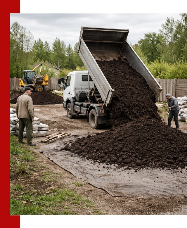 Доставка качественного почвогрунта в Ангарске оптом и в розницу