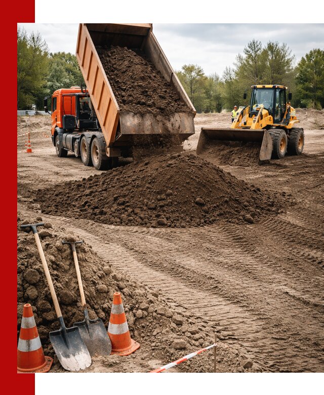 Поставка и доставка планировочного грунта в Ангарске